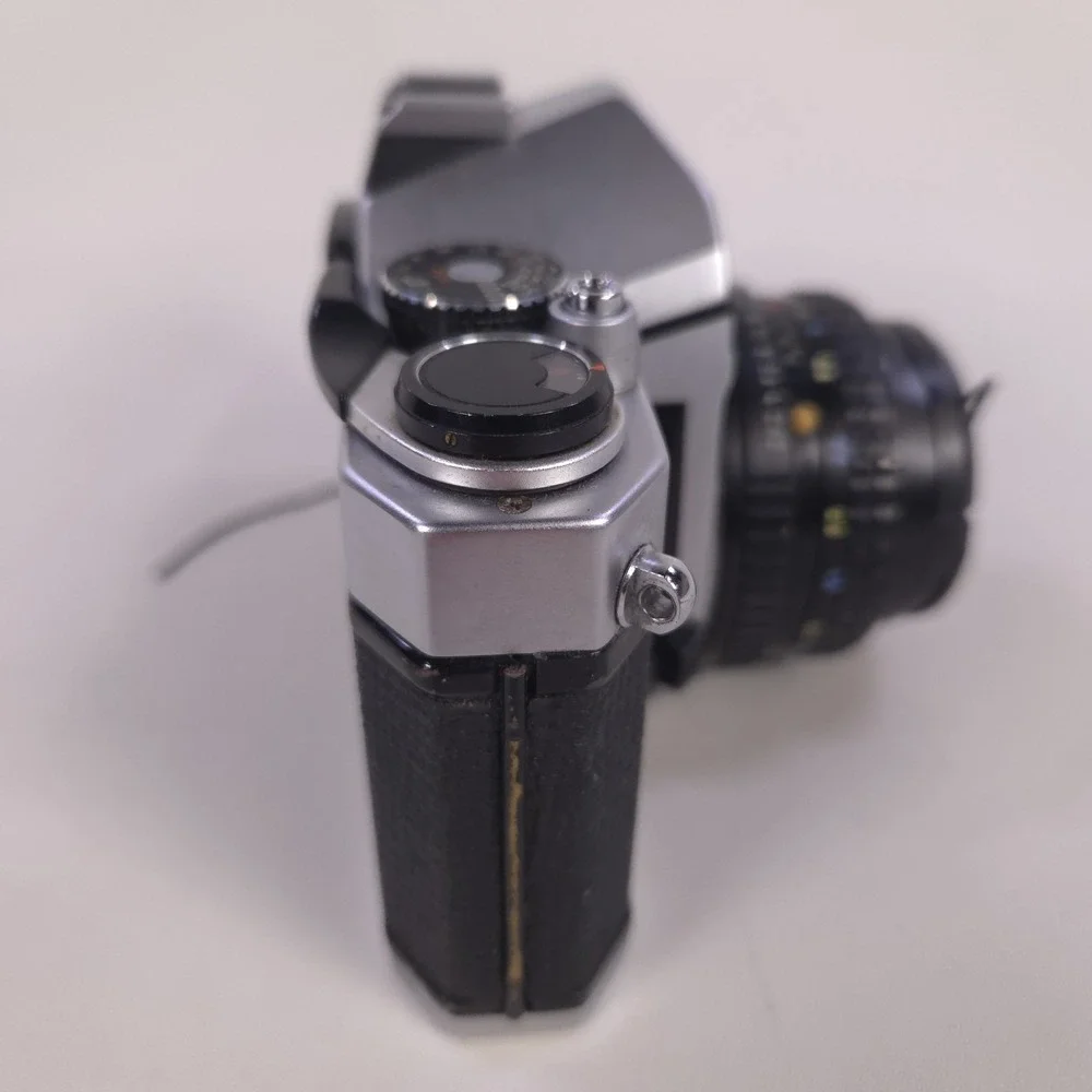 Asahi PENTAX K1000 SLR 35mm Camera SMC PENTAX-A 1:2 50mm Untested As-Is - Picture 6 of 16